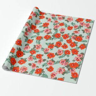Seamless ditsy pattern in small cute wild flowers. wrapping paper