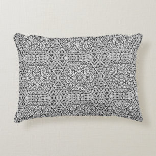 Seamless embroidery tribal ethno boho ornamental t decorative cushion