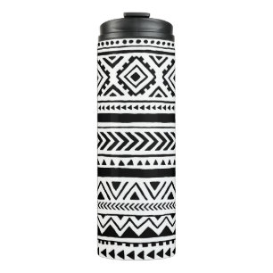 Seamless ethnic and tribal pattern. Handmade. Hori Thermal Tumbler
