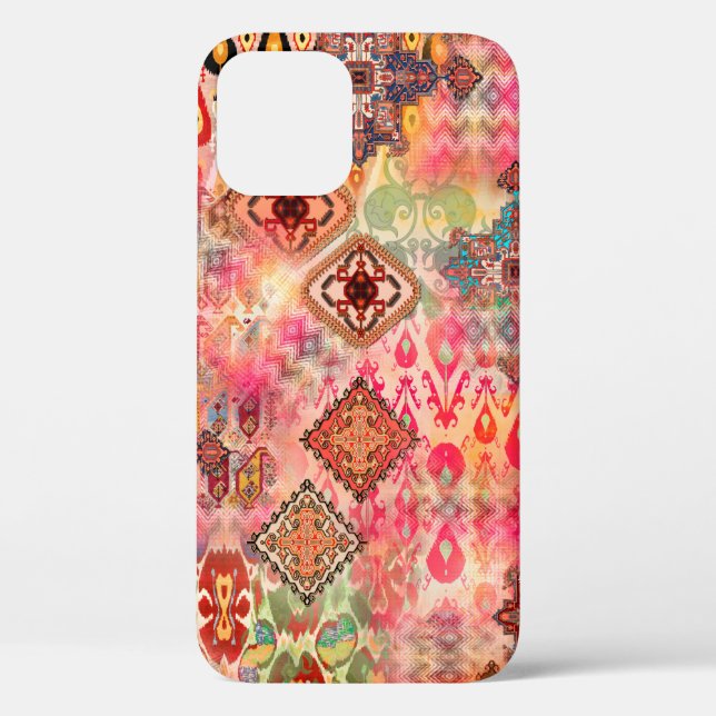 Seamless Ethnic beautiful pattern on Abstract digi Case-Mate iPhone Case (Back)