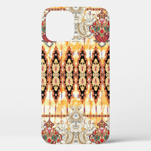 Seamless ethnic mughal floral pattern iPhone 12 case