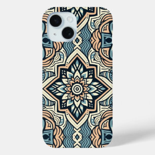 Seamless Ethnic Tile Pattern iPhone 15 Case