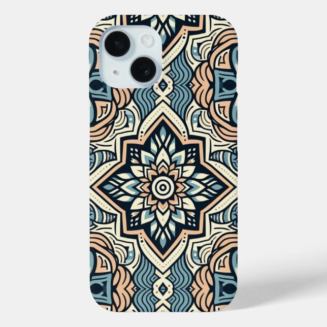 Seamless Ethnic Tile Pattern Case-Mate iPhone Case (Back)