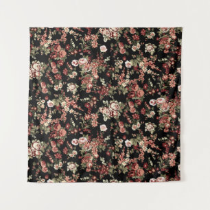 Seamless floral background: flower pattern. tapestry