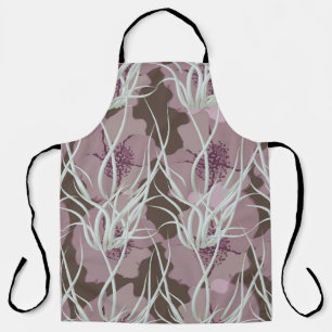 Seamless floral background, seamless patternart, apron