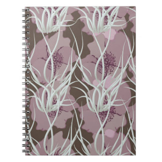 Seamless floral background,  seamless patternart,  notebook