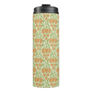 Seamless floral design in Art Nouveau Thermal Tumbler