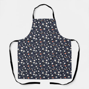 Seamless Floral In White, Pink, and Yellow Apron