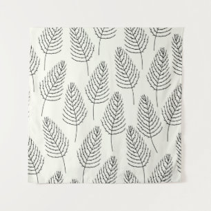 Seamless floral natural abstract vintage geometric tapestry