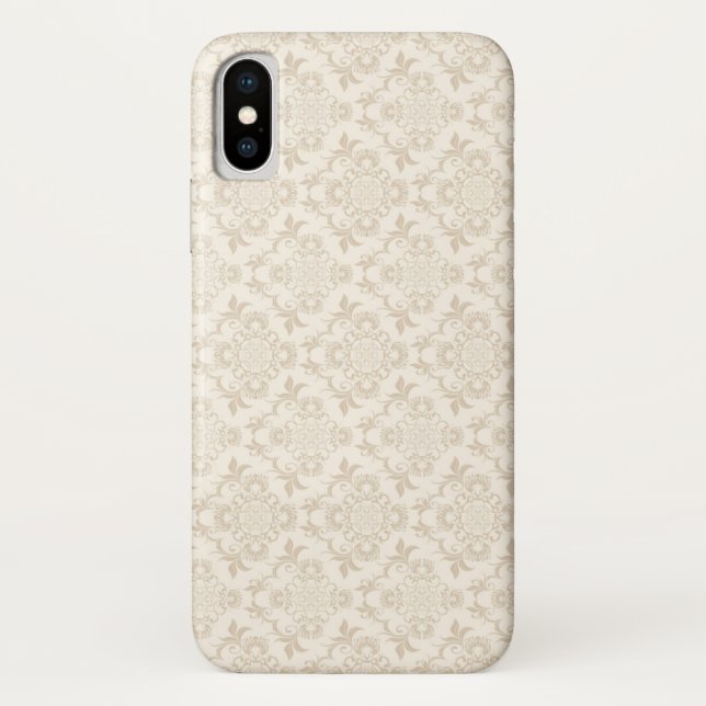 Seamless Floral Ornament Case-Mate iPhone Case (Back)