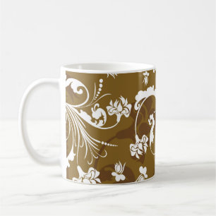 Seamless floral pattern. abstract,art,background,b coffee mug