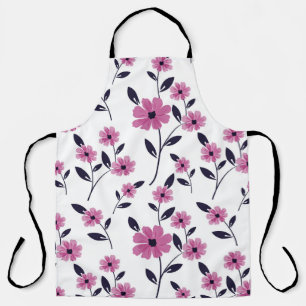 Seamless floral Pattern background, hand drawn fl Apron