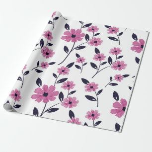 Seamless floral Pattern background, hand drawn fl Wrapping Paper