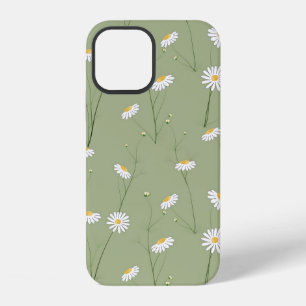 Seamless floral pattern background with cosmos flo iPhone 12 case
