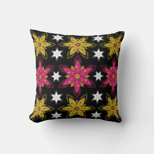 seamless floral pattern, cushion (Front)