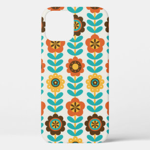 seamless floral pattern design. Vintage illustrati iPhone 12 Case