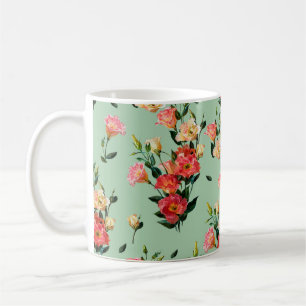 Seamless floral pattern in victorian style. Bouque Coffee Mug