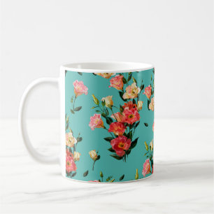Seamless floral pattern in victorian style. Bouque Coffee Mug