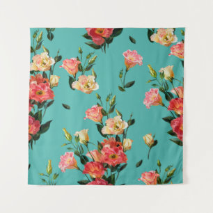 Seamless floral pattern in victorian style. Bouque Tapestry