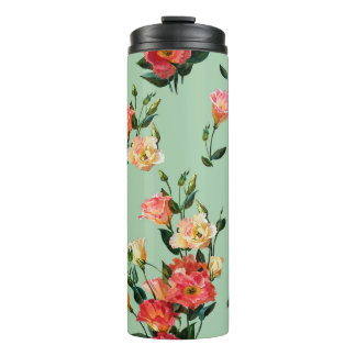 Seamless floral pattern in victorian style. Bouque Thermal Tumbler