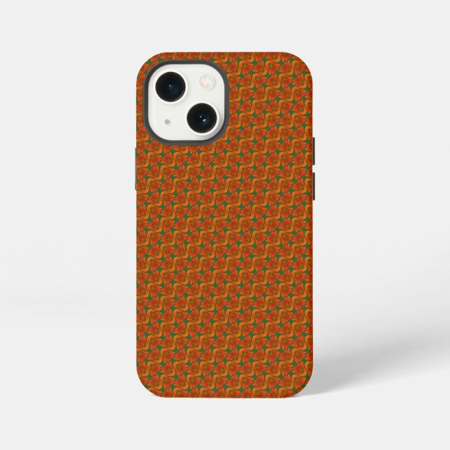 Seamless floral pattern iPhone case (Back)