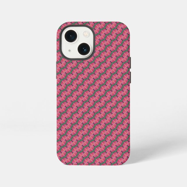 Seamless floral pattern iPhone case (Back)