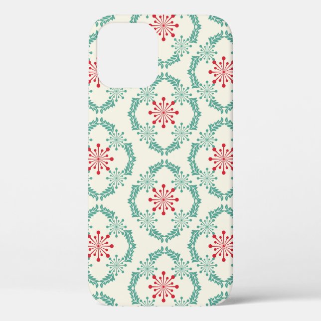Seamless floral pattern of abstract flowers and le Case-Mate iPhone case (Back)