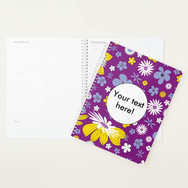 Seamless Floral Pattern Planner (Display)