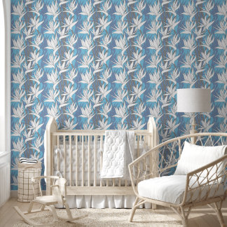 Seamless Floral Pattern Plant Strelitzia G632 Wallpaper