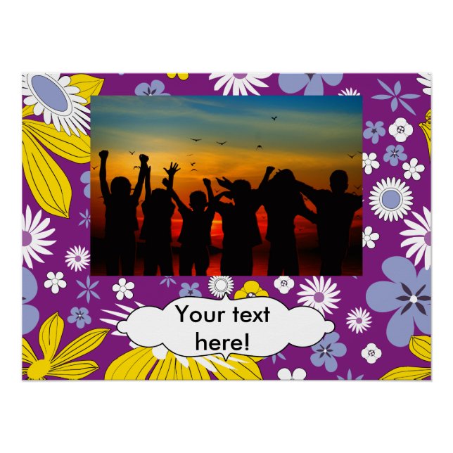 Seamless Floral Pattern Poster (Front)