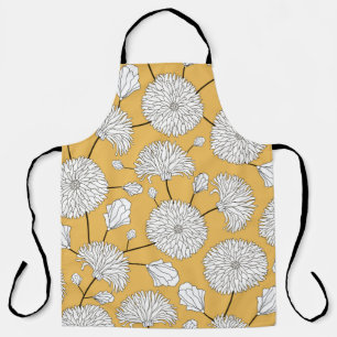 Seamless floral pattern. print with flowers. Texti Apron