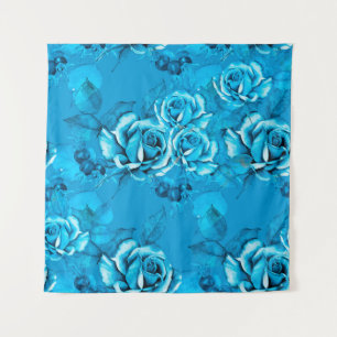 Seamless Floral Pattern. Watercolor elements. Mode Tapestry