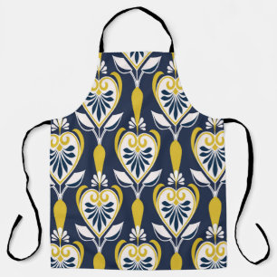 Seamless floral patterns in scandinavian style. pa apron