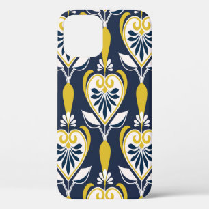 Seamless floral patterns in scandinavian style. pa iPhone 12 case