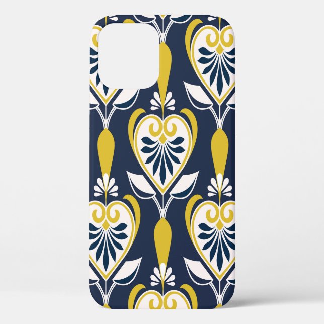 Seamless floral patterns in scandinavian style. pa Case-Mate iPhone case (Back)