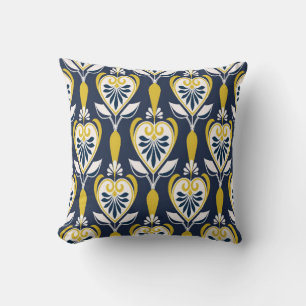 Seamless floral patterns in scandinavian style. pa cushion
