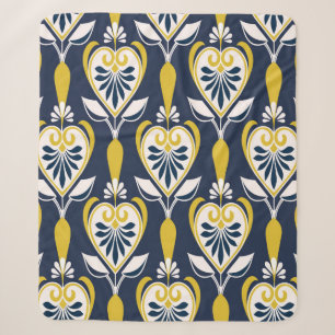 Seamless floral patterns in scandinavian style. pa sherpa blanket