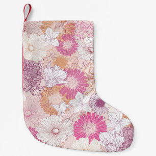 Seamless Floral  Small Christmas Stocking