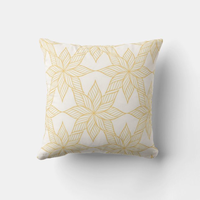 Seamless Flower Design Cushion (Back)