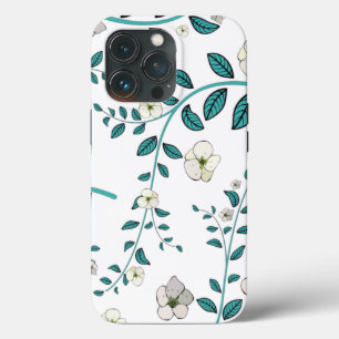 Seamless Flower Pattern iPhone 13 Pro Case