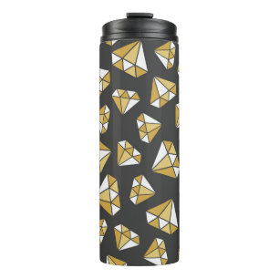 seamless gem pattern. Vintage illustration Thermal Tumbler
