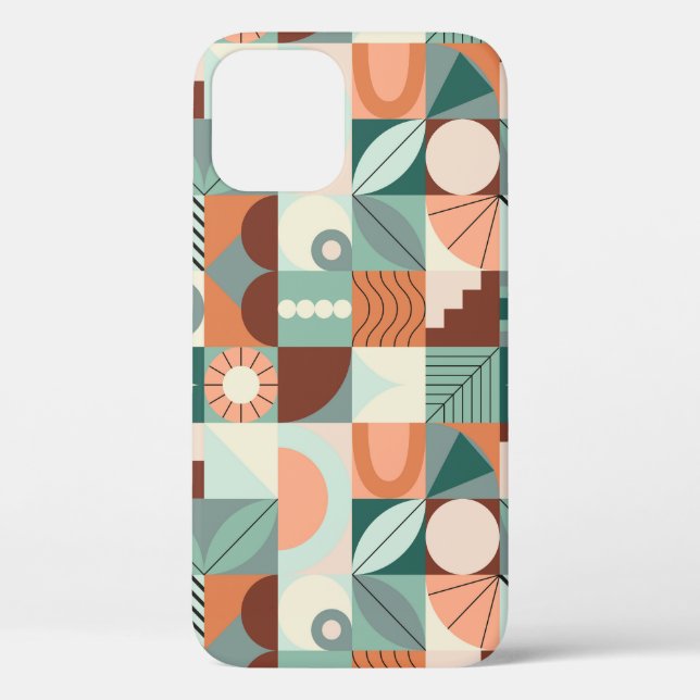 Seamless geometric, abstract mosaic pattern. Case-Mate iPhone case (Back)