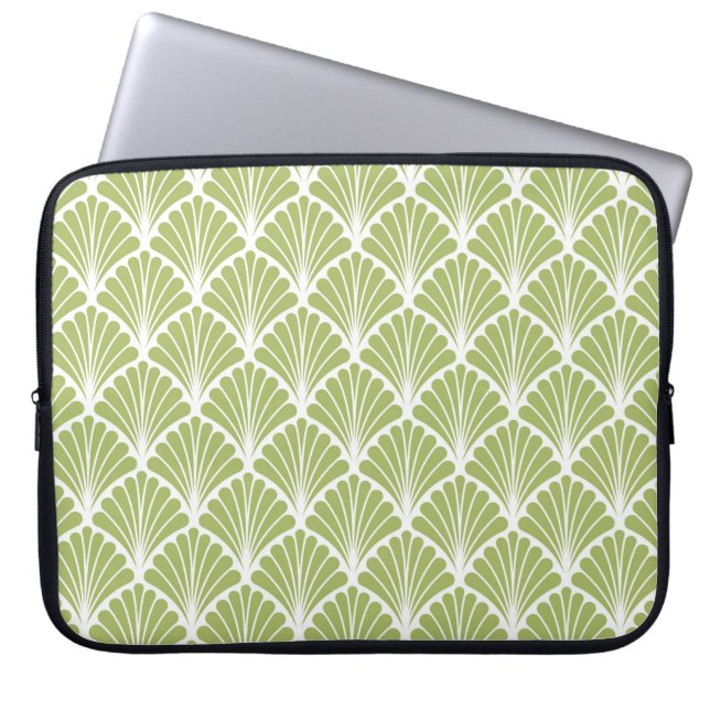 Seamless Geometric Art Deco Pattern. Abstract vint Laptop Sleeve (Front)