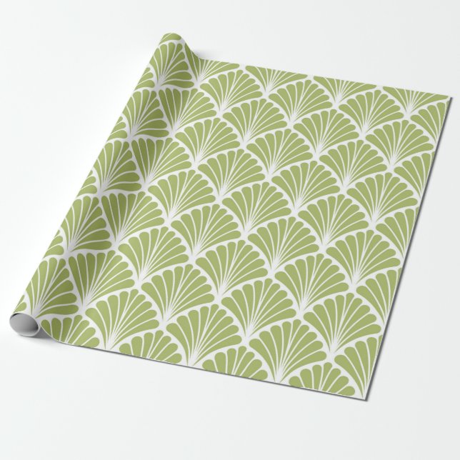 Seamless Geometric Art Deco Pattern. Abstract vint Wrapping Paper (Unrolled)