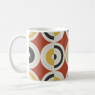 Seamless Geometric Colourful Circles Pattern Coffee Mug