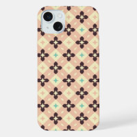 Seamless geometric floral pattern