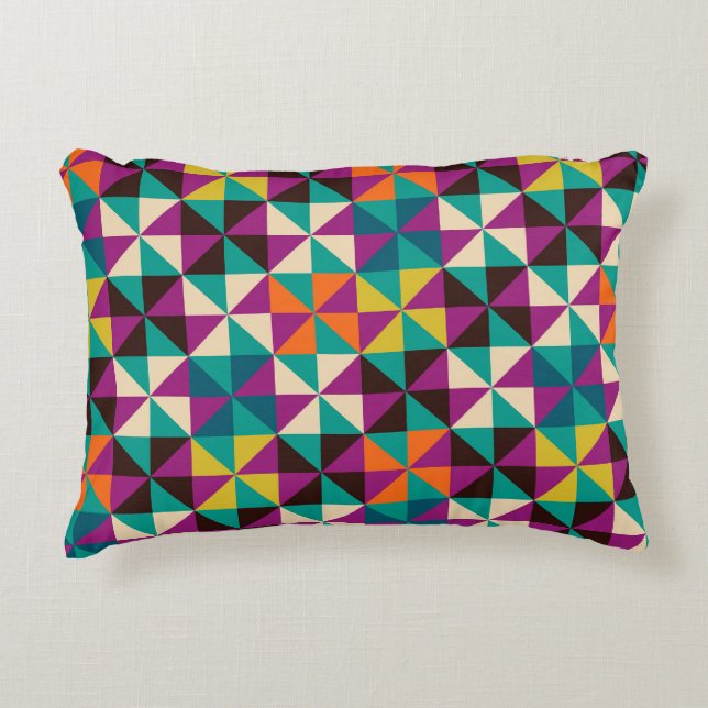 Seamless Geometric, Modern Pattern Design. Decorative Cushion (Front)