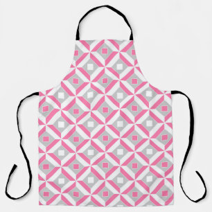 Seamless geometric pattern apron