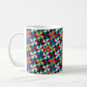 Seamless geometric pattern coffee mug
