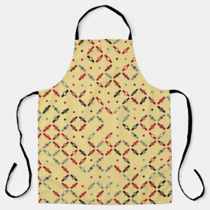 Seamless geometric pattern design illustrationabst apron